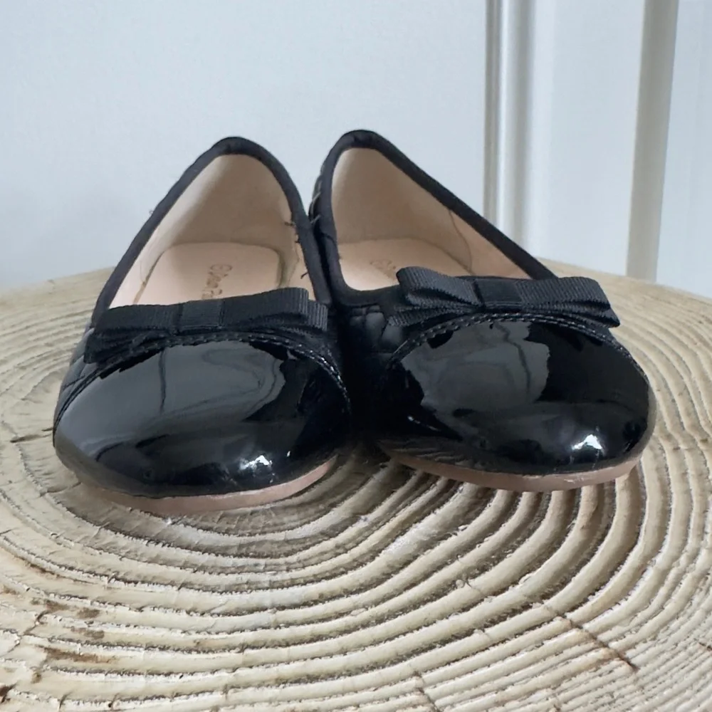Dream Pairs Girl's Dress Shoes Black Ballet Flats Size 1